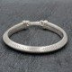 Bracelet en argent Snake Triangle 7mm