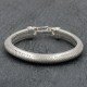 Bracelet en argent Snake Triangle 8mm