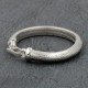 Bracelet en argent Snake Triangle 8mm