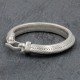Bracelet en argent Snake Triangle 9mm