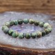 Bracelet pierre Turquoise Africaine - 8mm - taille 16-19cm