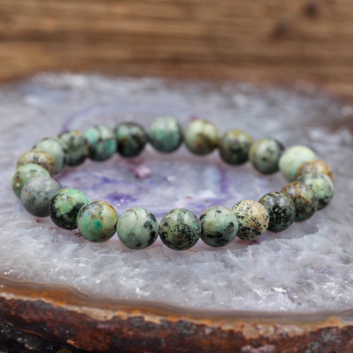 Bracelet pierre Turquoise Africaine