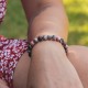 Bracelet pierre rhodonite - 8mm - taille 16-19cm