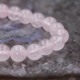 Bracelet pierre Quartz Rose - 8mm