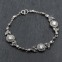 Bracelet d'exception pierre zirconium & marcassites