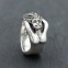 Bague Femme nue en argent