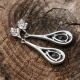 Boucles d'oreilles d'exception en argent et pierre quartz lemon