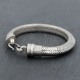 Bracelet en argent Snake Triangle 8mm