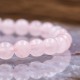 Bracelet pierre quartz rose