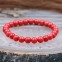 Bracelet en racine de corail - 6mm