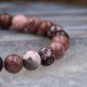 Bracelet pierre rhodonite - 8mm - taille 16-19cm