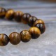Bracelet pierre oeil de tigre - 8mm - Taille 16-19cm