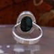 bague en argent et pierre turquoise