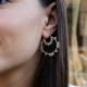 Boucles d'oreilles en argent