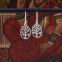 Boucles d'oreilles arbre de vie en argent