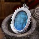 Pendentif en argent et pierre labradorite