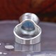 Bague en argent et pierre topaze bleue