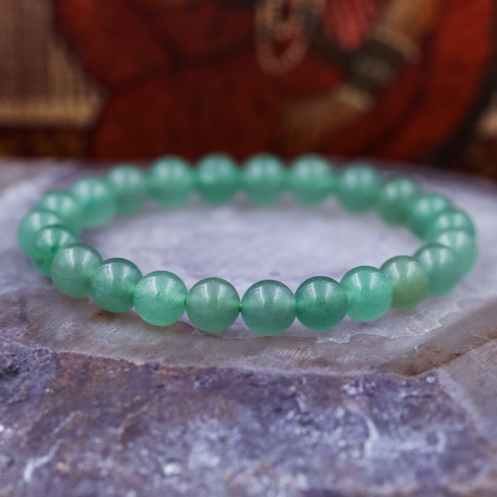 Bracelet pierre Aventurine - 8mm