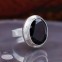 Bague en argent et pierre grenat