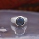 Bague en argent et pierre labradorite