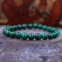 Bracelet pierre malachite - 8mm