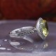 Bague d'exception en argent et pierre quartz lemon