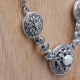 Collier d'exception en argent et pierre Opale