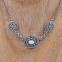 Collier d'exception en argent et pierre Opale