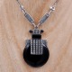 Collier d'exception en argent et pierre onyx