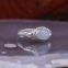 Bague en argent et pierre de lune