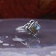 Bague en argent et pierre labradorite