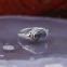 Bague en argent et pierre labradorite