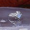Bague en argent et pierre de lune