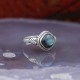 Bague en argent et pierre labradorite