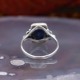 Bague en argent et pierre lapis lazuli