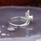 Bague en argent et pierre citrine