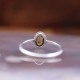 Bague en argent et pierre citrine