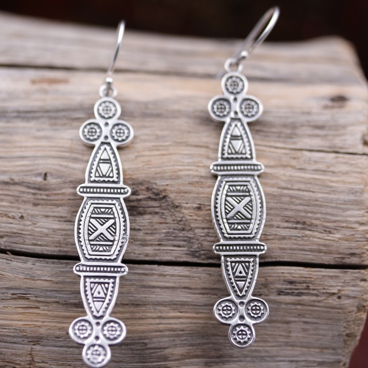 Boucles d'oreilles en argent