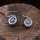 Boucles d'oreilles en argent et pierre labradorite