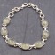 Bracelet en argent et pierre préhnite