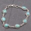 Bracelet en argent et pierre turquoise