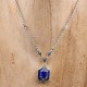 Collier d'exception pierre Lapis Lazuli émail