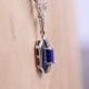 Collier d'exception pierre Lapis Lazuli émail