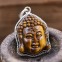 Pendentif Bouddha en argent et pierre oeil de Tigre