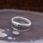 Bague en argent Snake ronde