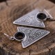 Boucles d'oreilles en argent et pierre onyx