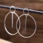 Boucles d'oreilles d'exception en argent