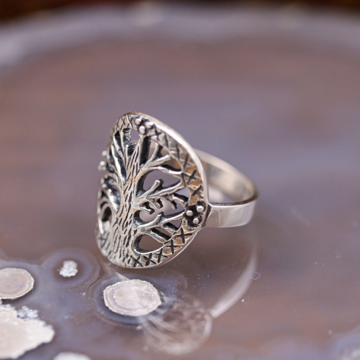 Bague Arbre de Vie en argent