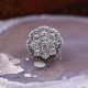 Bague d'exception en argent et pierre topaze claire