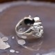 Bague amoureux en argent